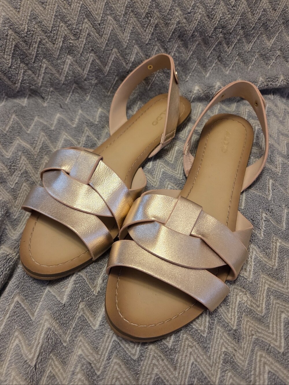 Aldo Metallic Sandals